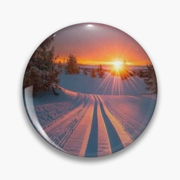 Item preview, El camino de invierno a la puesta del sol. designed and sold by Karine Dupras.