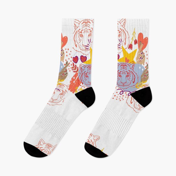 Item preview, Funky Girly Tiger Pattern designed and sold by emotionpotion.