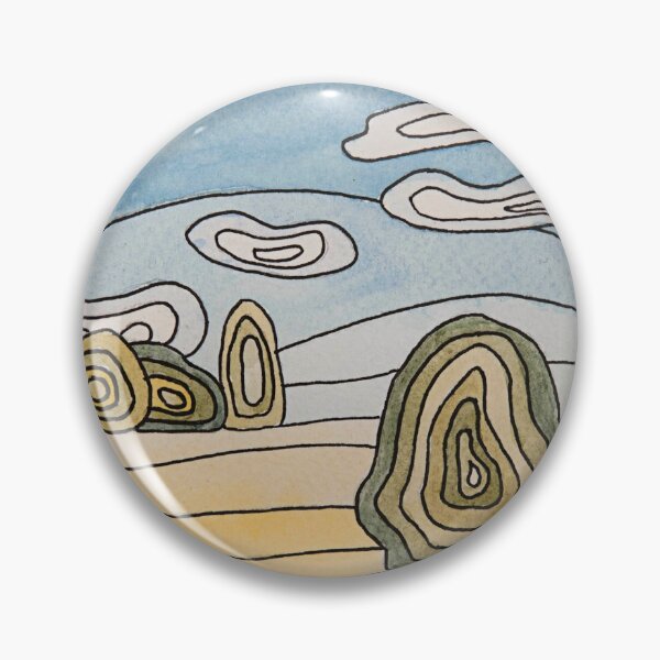 Item preview, Stowe Field, Abstract Contour designed and sold by Gillian Cross.