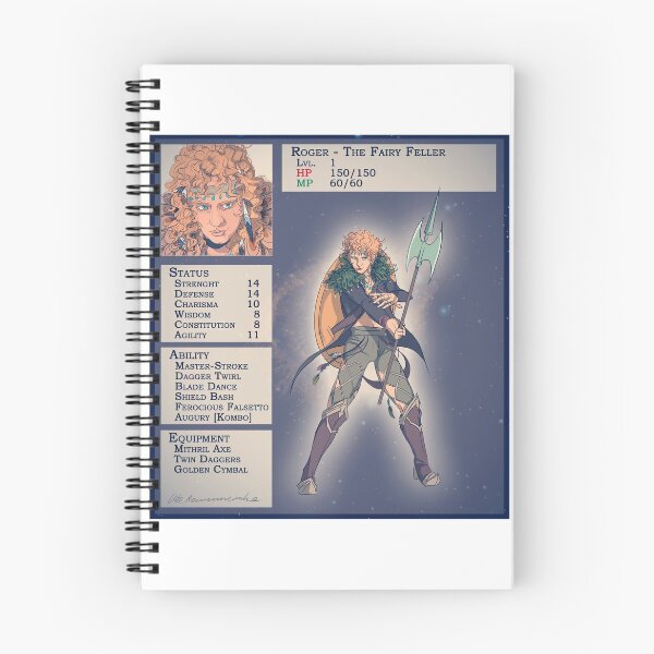 Item preview, fairy feller character sheet designed and sold by Uta Pommerenke.