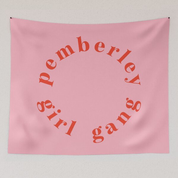 Item preview, Pemberley Gang Circular in Red and Pink designed and sold by neopop.