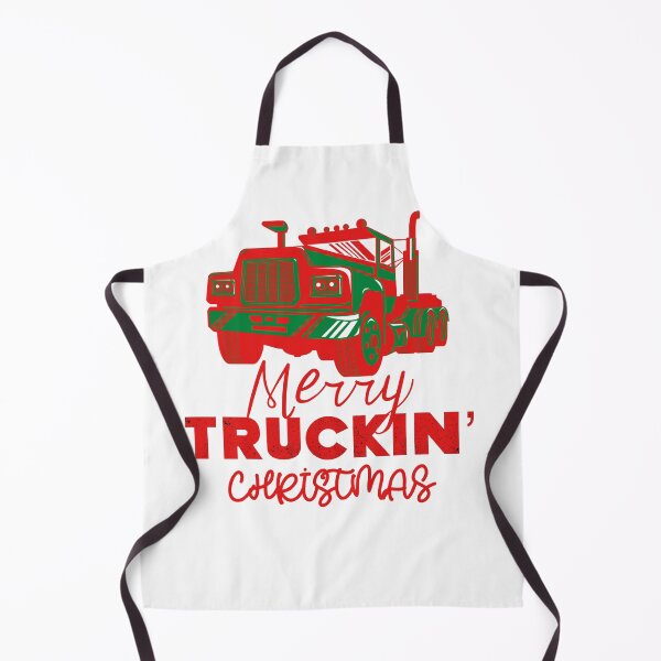 Item preview, Merry Truckin Christmas Red Festive Gift For Trucker Truck Driver designed and sold by Sunny Collections.