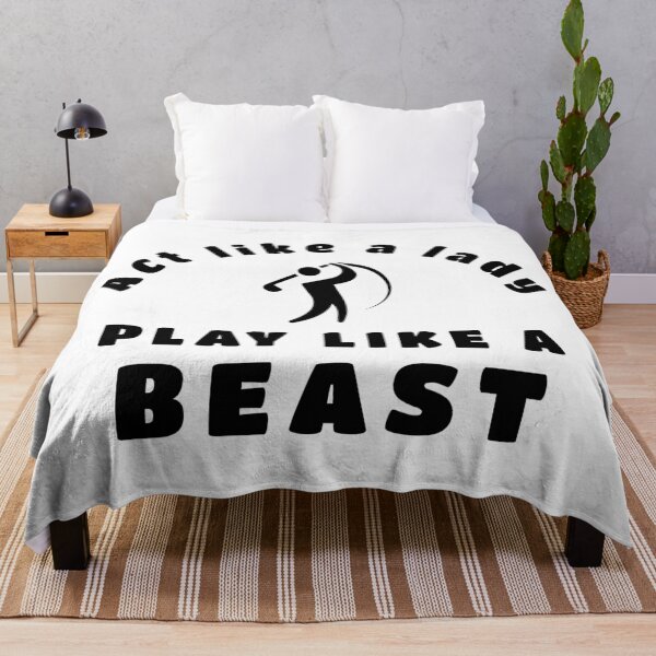 Item preview, Golf: Act like a lady play like a beast designed and sold by TheGreenGoat.