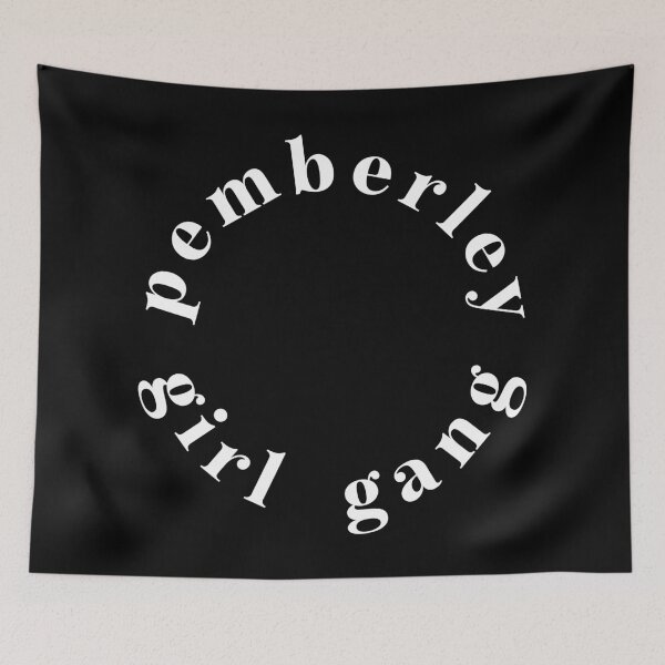 Item preview, Pemberley Girl Gang Circular in Black and White designed and sold by neopop.