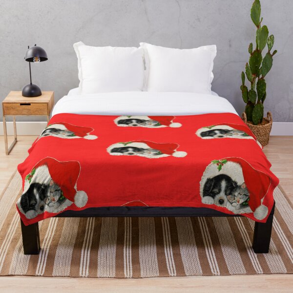 Item preview, Christmas. Xmas. Cute Cat and Dog In Santa Hat. Christmas designed and sold by GraceTee.