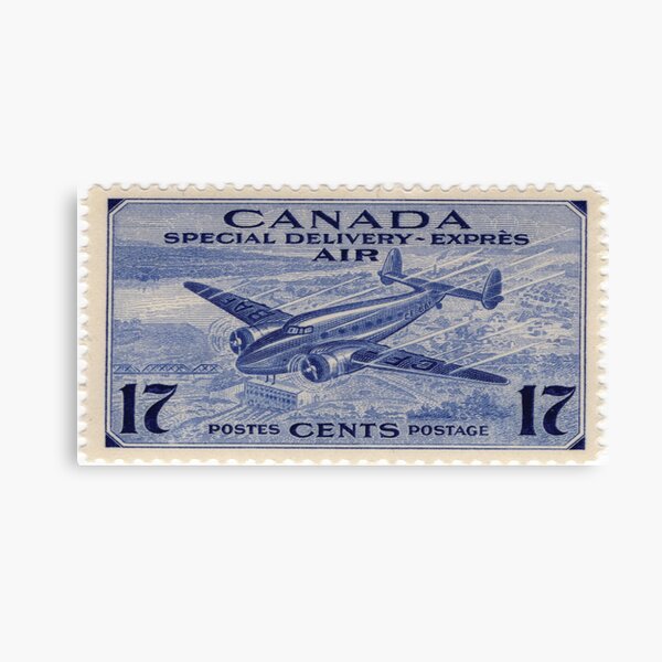 Item preview, Special Delivery - Classic Canadian airmail post WW2 designed and sold by BitterGrounds.