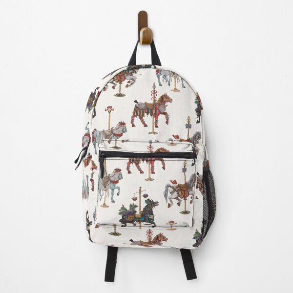 Item preview, Four Carousel Horses of the Apocalypse Horizontal designed and sold by Cat Herold.