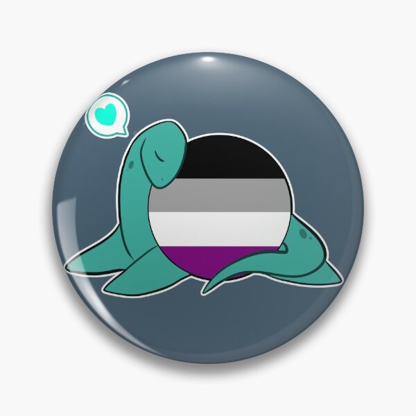Item preview, Nessie Asexual pride designed and sold by Dinojames.