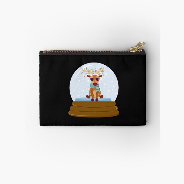 Artikelvorschau, Rentier in Sonnenbrille Wirren Weihnachtslichter Schneekugel | Weihnachten 2020 entworfen und verkauft von SerendipityNow.