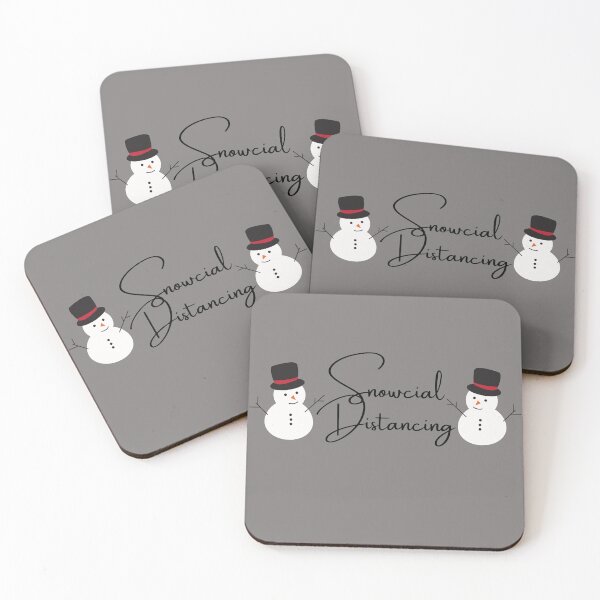 Item preview, Snowcial Distancing designed and sold by AnnaAndVibes.