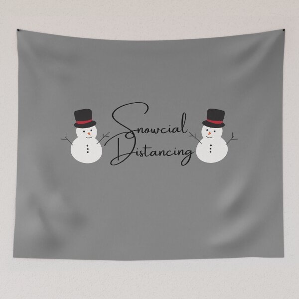 Item preview, Snowcial Distancing designed and sold by AnnaAndVibes.