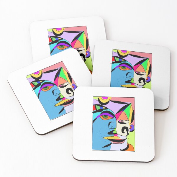 Item preview, Abstract Faces Color designed and sold by BeFranky.