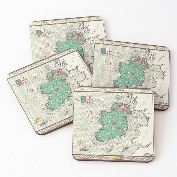 Item preview, vintage map of ireland designed and sold by SFTStudio.