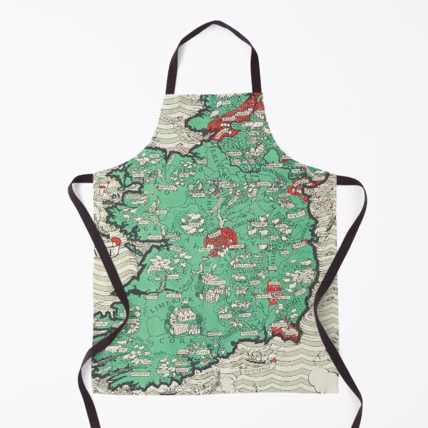 Item preview, vintage map of ireland designed and sold by SFTStudio.