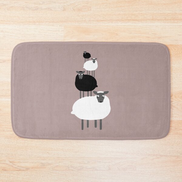 Item preview,  white sheep pattern, black sheep, blacks live matter, humor designed and sold by voicivoila.