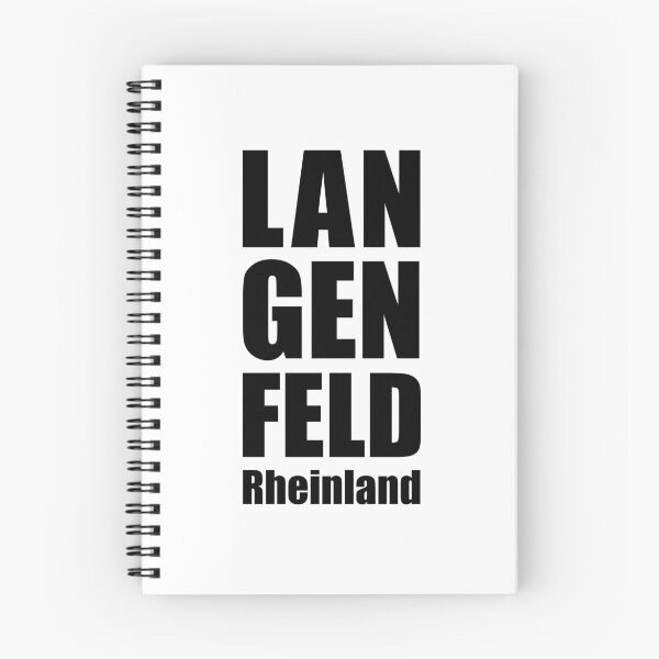 Item preview, Langenfeld Rheinland - bold lettering modern designed and sold by AvilionDesigns.