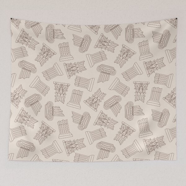 Item preview, Dark Academia: Greek Column Pattern (ver. 1) designed and sold by ElectricFangs.