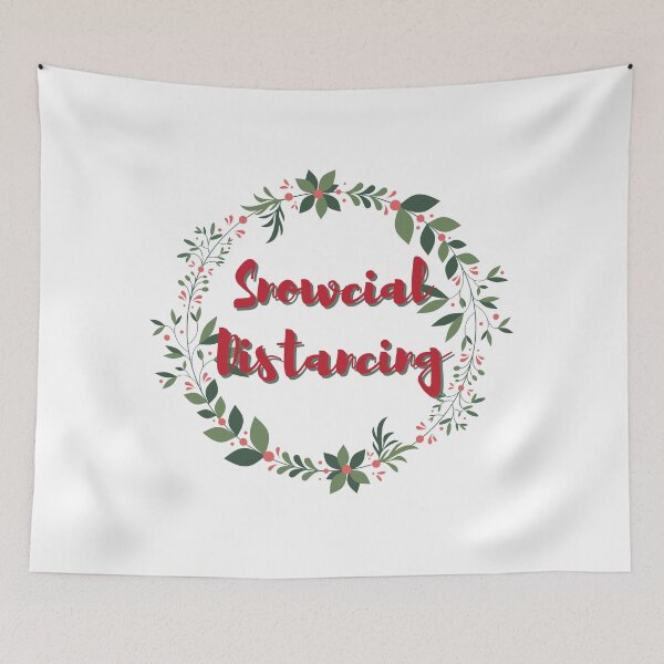 Item preview, Snowcial Distancing designed and sold by AnnaAndVibes.