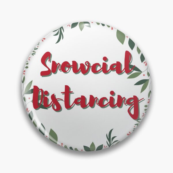 Item preview, Snowcial Distancing designed and sold by AnnaAndVibes.