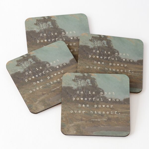 Item preview, Seneca Quote "He is most powerful who..." designed and sold by VerityVox.