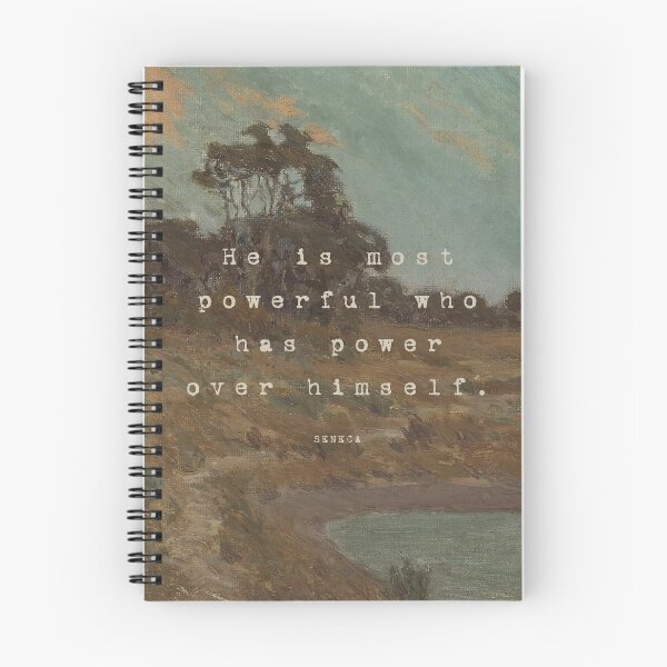 Item preview, Seneca Quote "He is most powerful who..." designed and sold by VerityVox.