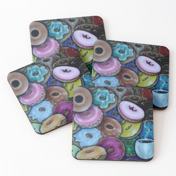 Item preview, Delicious donuts and hot coffee to enjoy the afternoon designed and sold by decasoart.