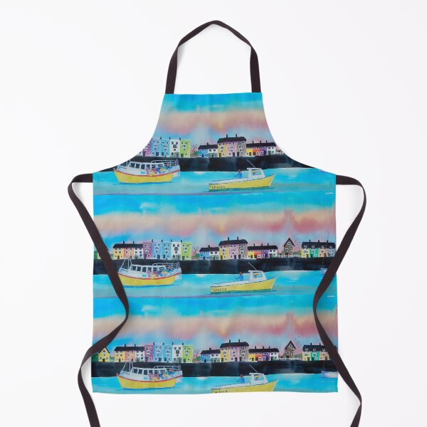 Item preview, Boats in the Harbour designed and sold by FrancesArt.