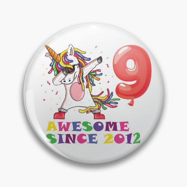 Item preview, Cute Birthday Gift Unicorn Awesome Since 2012 designed and sold by Suhy.