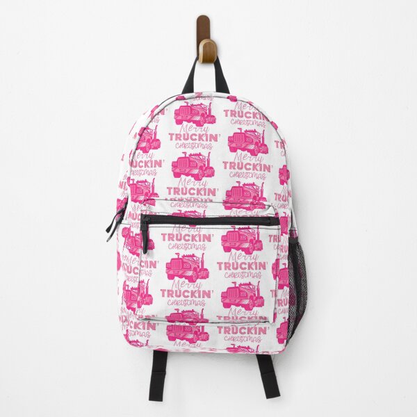 Item preview, Merry Truckin Christmas Pink Festive Gift For Trucker Truck Driver designed and sold by Sunny Collections.