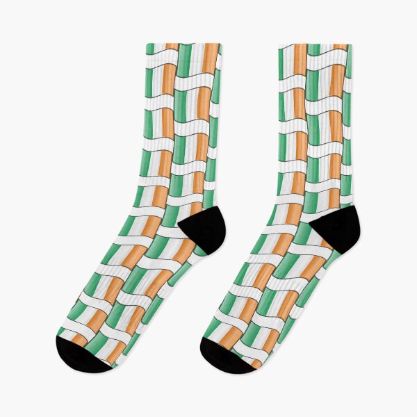 Item preview, Irish Flag Socks designed and sold by KATZEI.