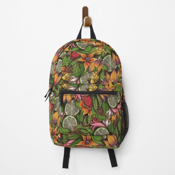 Flowers and Limes Backpack