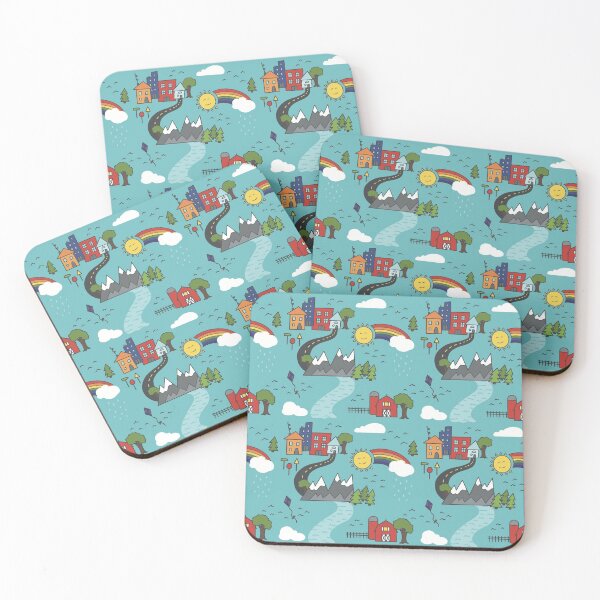 Item preview, Under One Sky - Teal designed and sold by Janelle Wourms.