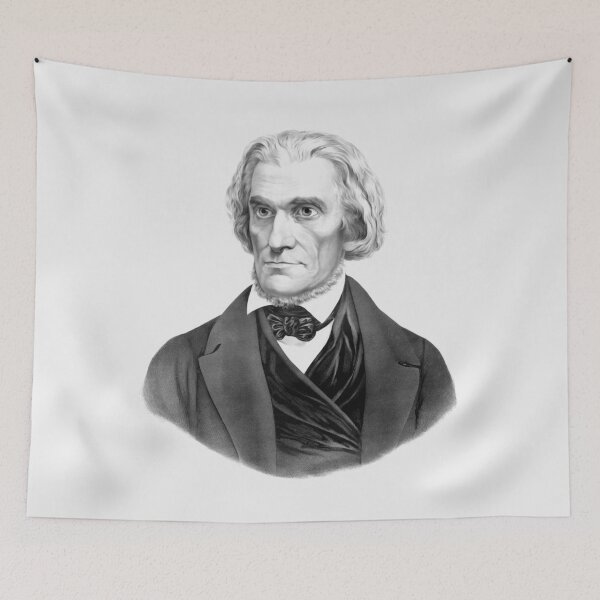 Item preview, John C. Calhoun Lithograph Portrait designed and sold by warishellstore.