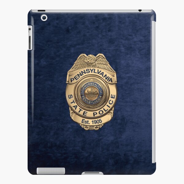 Pennsylvania State Police - PSP Badge over Blue Velvet iPad Case & Skin  for Sale by Serge Averbukh