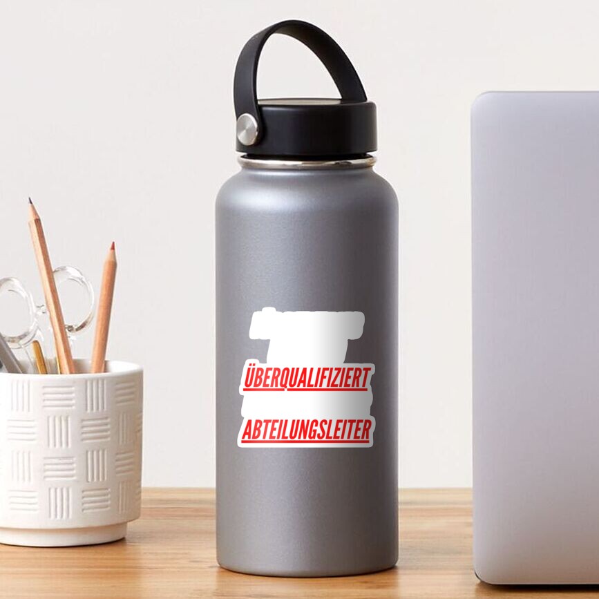 "Abteilungsleiter lustige sprüche Berufe fun shirt" Sticker by