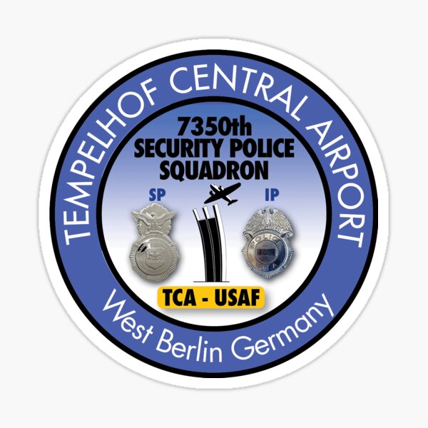 7350. Geschwader der Sicherheitspolizei, SP / IP Zentralflughafen Tempelhof - TCA Sticker