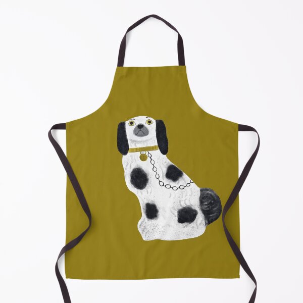 Item preview, Staffordshire China dog on ochre 1 designed and sold by marthaseahorse.