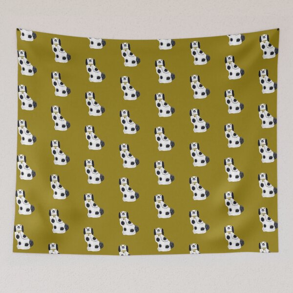 Item preview, Staffordshire China dog on ochre 1 designed and sold by marthaseahorse.