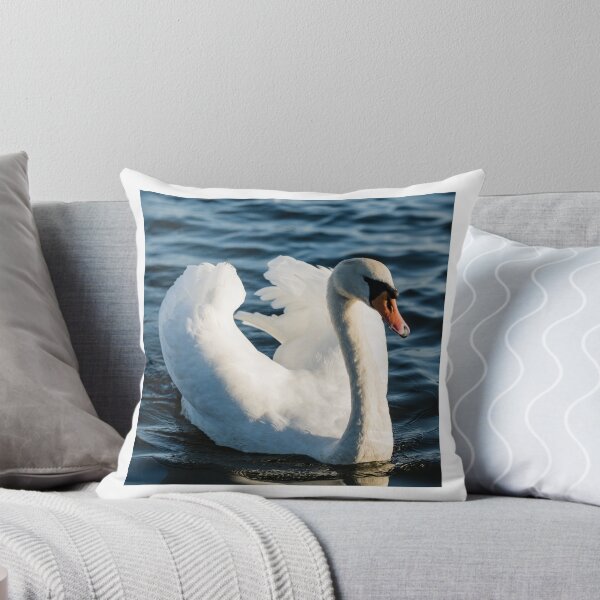 Item preview, Elegant Swan in Pose - Graceful in Water - Nature Photography  designed and sold by Silvester Benjamin.