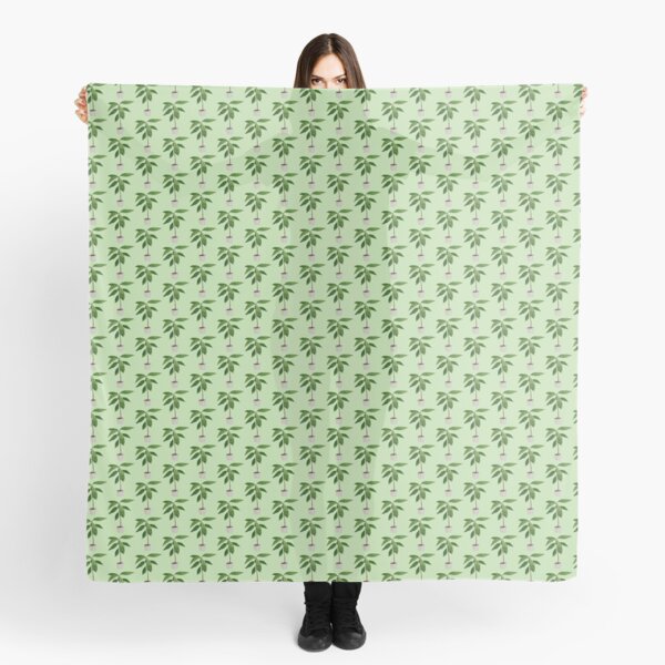 Lockdown Avocado Tree Pattern Scarf