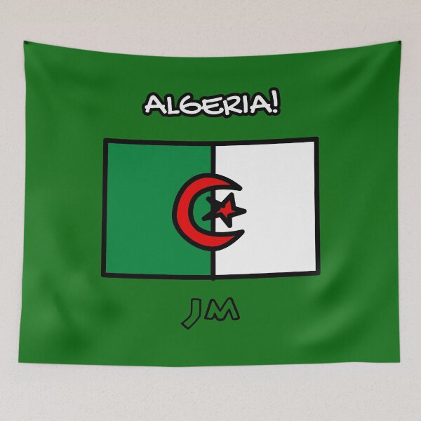 Item preview, Algerian Flag Drawn designed and sold by jesumedina.
