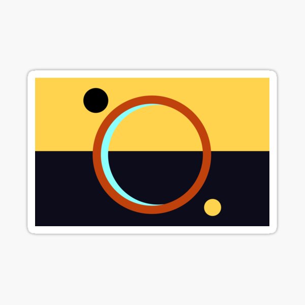 The Expanse Martian Flag Mars Logo Sign Sticker