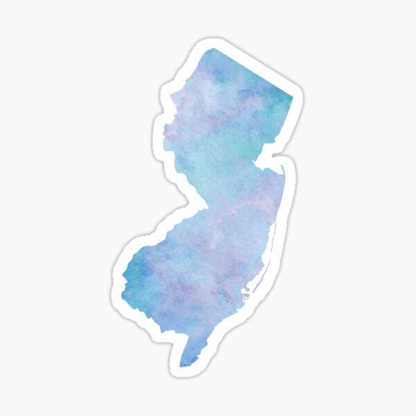 Vista previa del artículo con la obra «New Jersey», diseñado y vendido por HannahMackDesigns.