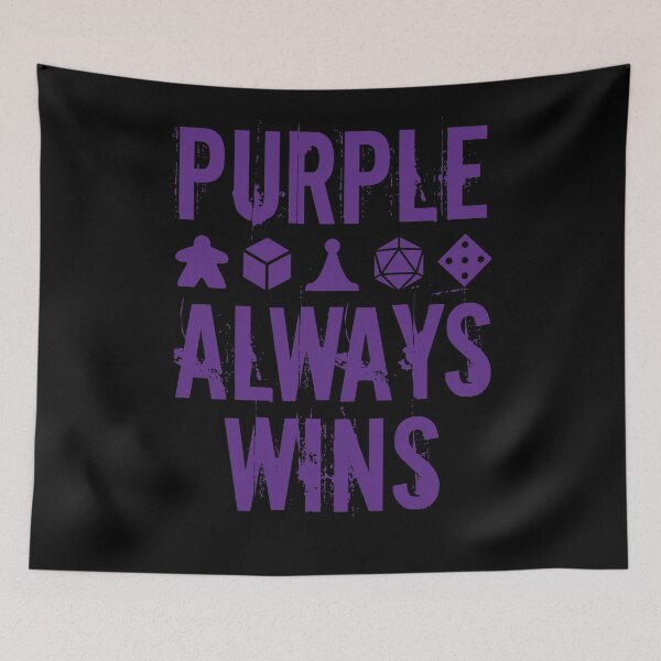 Item preview, Purple Always Wins designed and sold by wincondition.