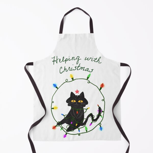 Item preview, Cat Helping with Christmas designed and sold by Jaime Ortiz.