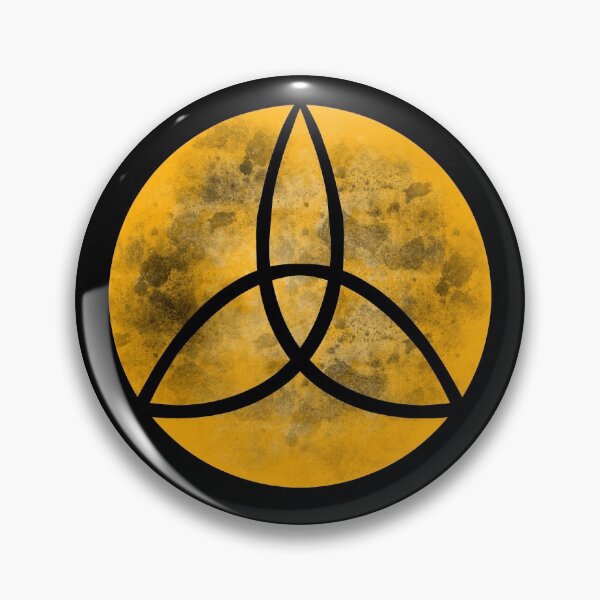 Item preview, Trinity Knot and a harvest moon designed and sold by Kcinnik.
