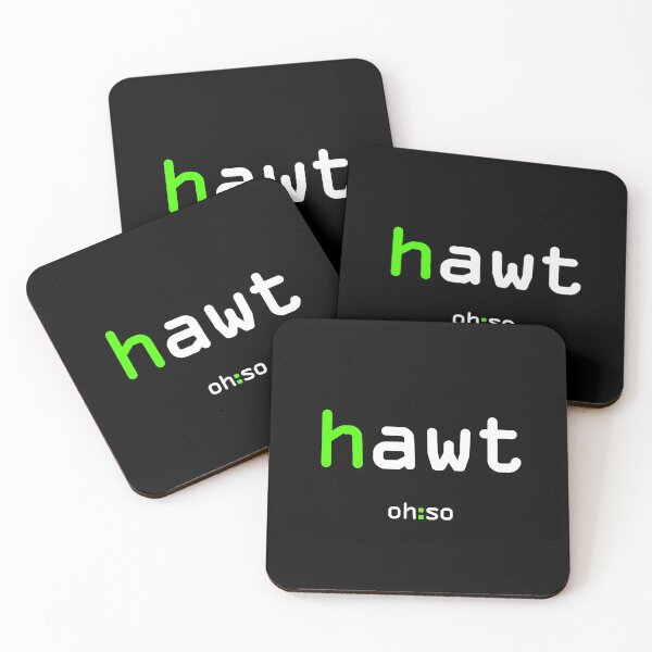 Item preview, HAWT Make a statement or go ironic with silly text-speak. designed and sold by oh-so.