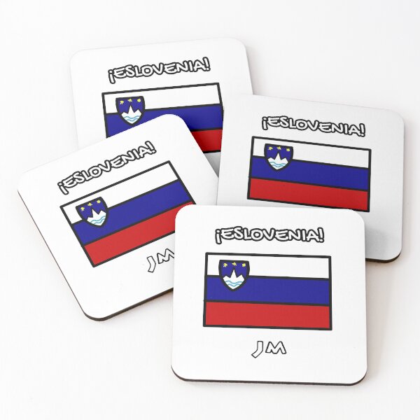 Item preview, Slovenia Flag Drawn White designed and sold by jesumedina.