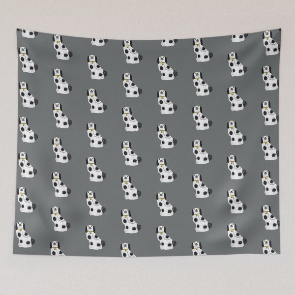 Item preview, Staffordshire China dog on grey 1 designed and sold by marthaseahorse.