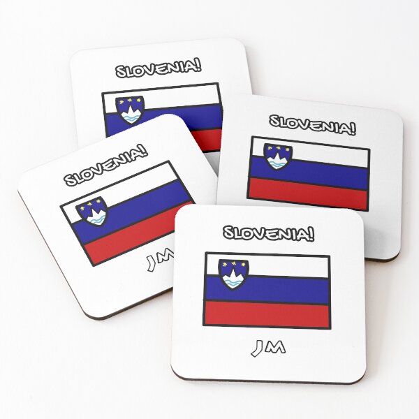 Item preview, White Flag of Slovenia Drawn designed and sold by jesumedina.